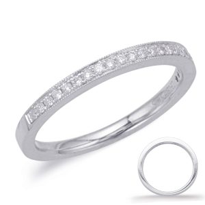 White Gold Matching Band