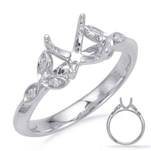 White Gold Engagement Ring