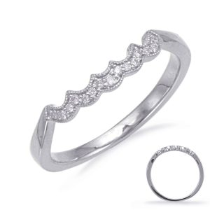 White Gold Wedding Band
