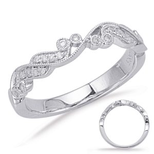 White Gold Matching Band