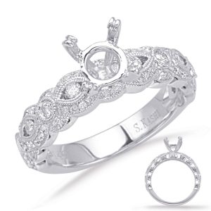 White Gold Engagement Ring
