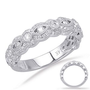 White Gold Matching Band
