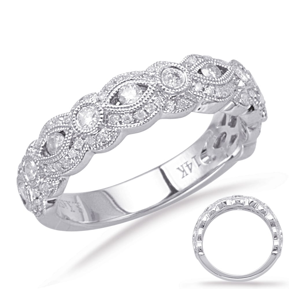 White Gold Matching Band