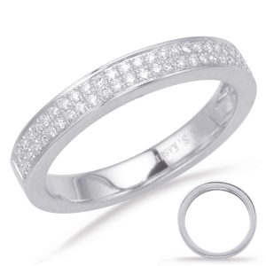 White Gold Matching Band
