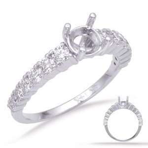 White Gold Engagement Ring
