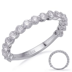 White Gold Matching Band