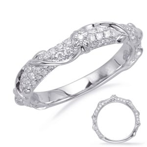 White Gold Matching Band