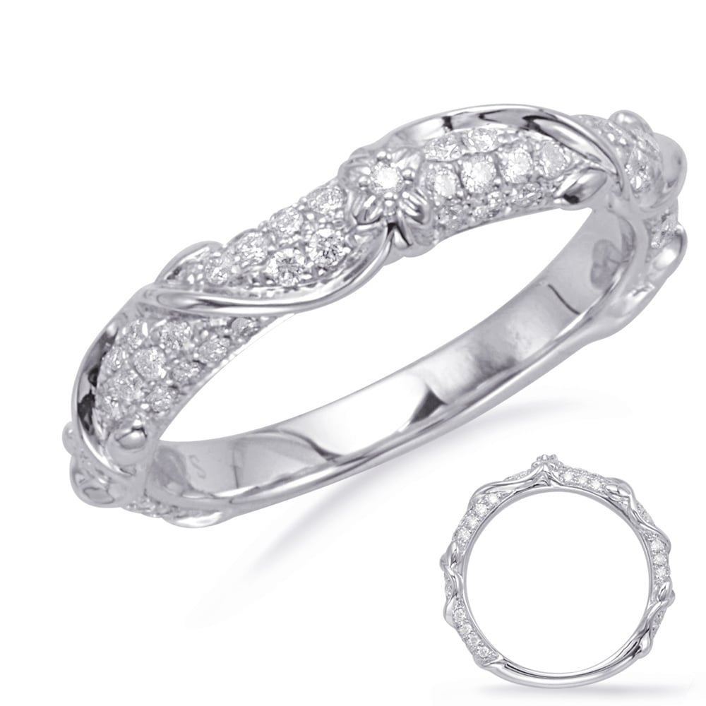 White Gold Matching Band