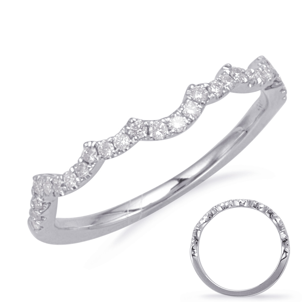 White Gold Matching Band