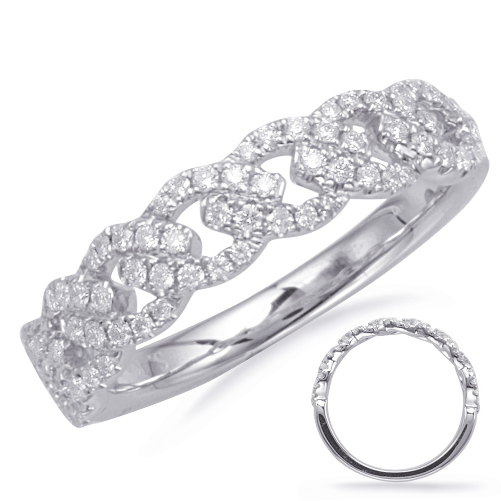 White Gold Matching Band