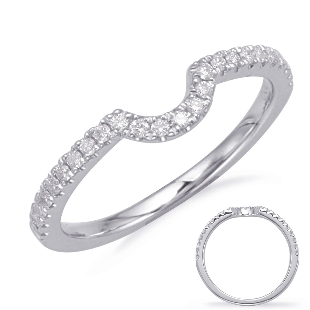 White Gold Matching Band