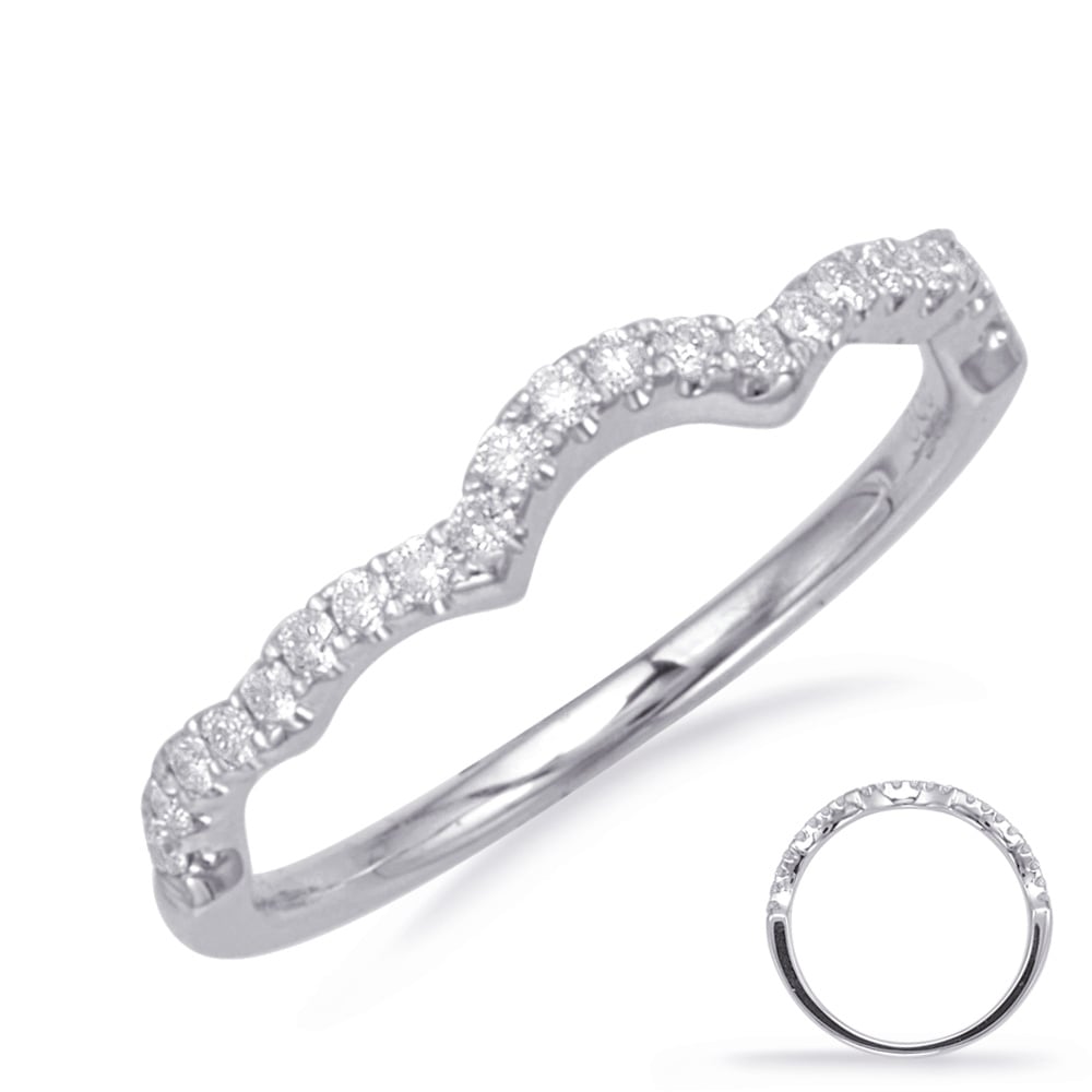 White Gold Matching Band