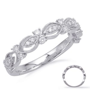 White Gold Matching Band