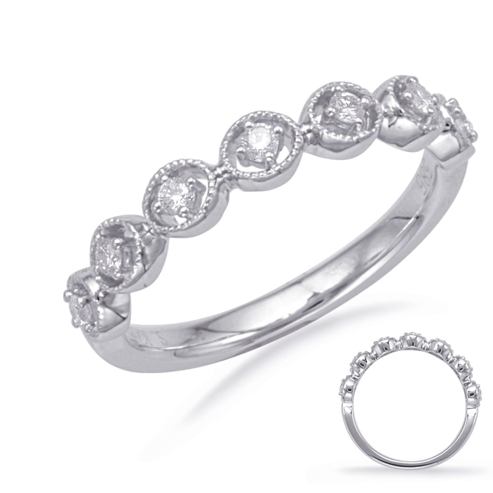 White Gold Matching Band