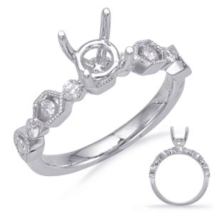 White Gold Engagement Ring