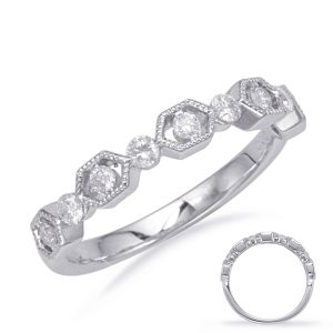 White Gold Matching Band