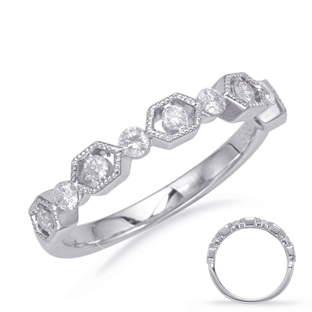 White Gold Matching Band