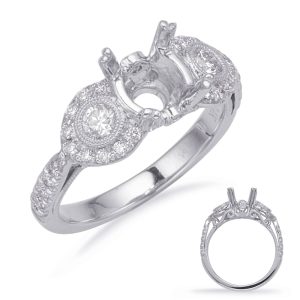 White Gold Engagement Ring