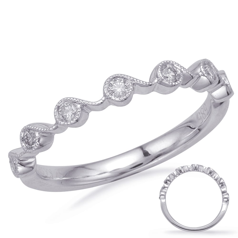 White Gold Matching Band