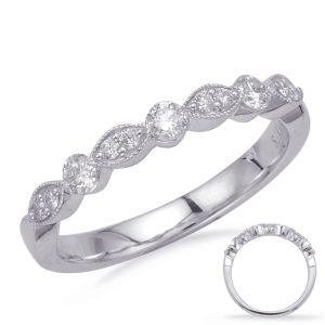 White Gold Matching Band