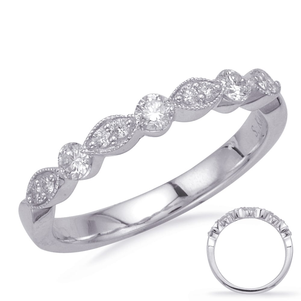 White Gold Matching Band