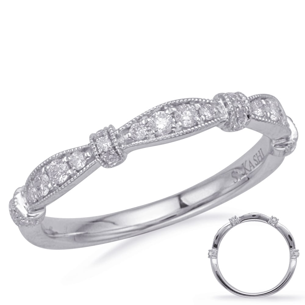 White Gold Matching Band