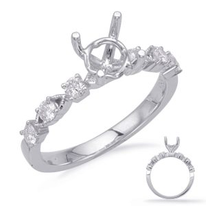 White Gold Engagement Ring