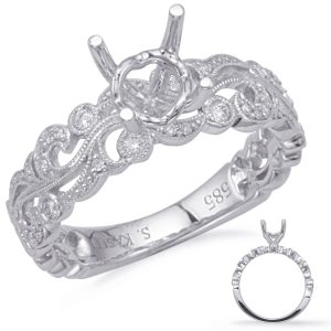 White Gold Engagement Ring