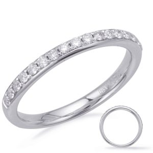 White Gold Matching Band
