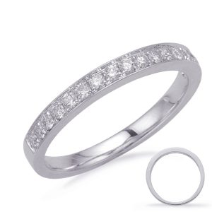 White Gold Matching Band