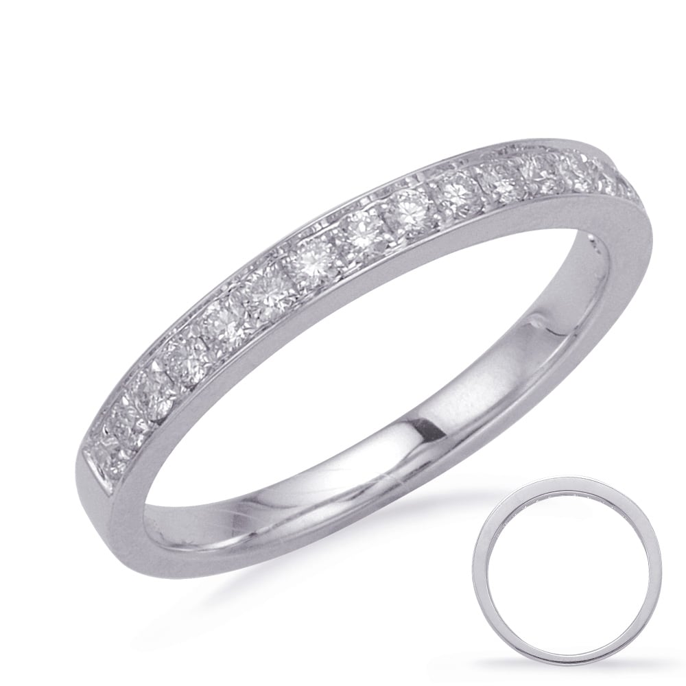 White Gold Matching Band