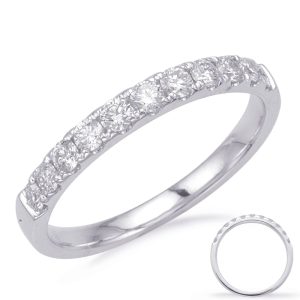 White Gold Matching Band
