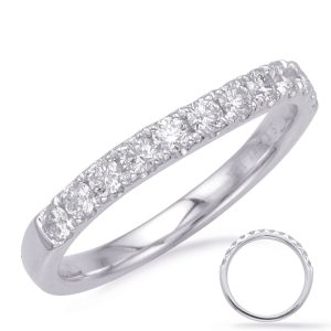 White Gold Matching Band
