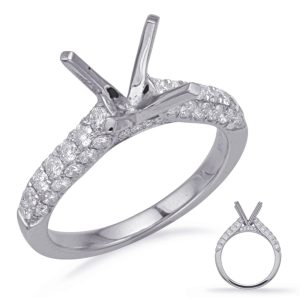 White Gold Engagement Ring