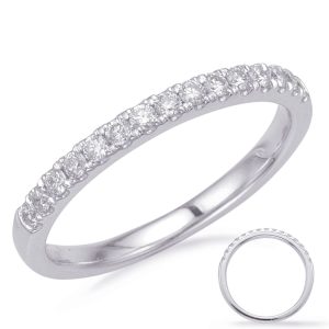 White Gold Matching Band
