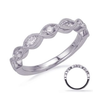 White Gold Matching Band