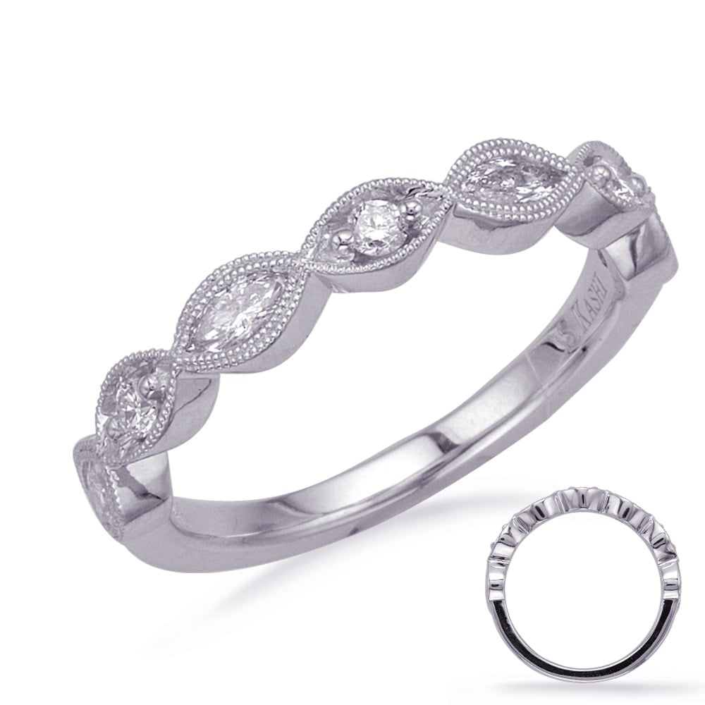 White Gold Matching Band