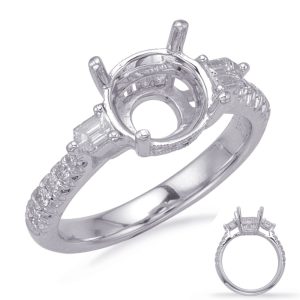 White Gold Engagement Ring