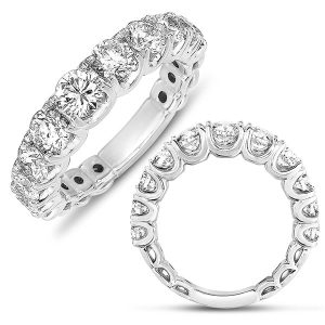White Gold Wedding Band