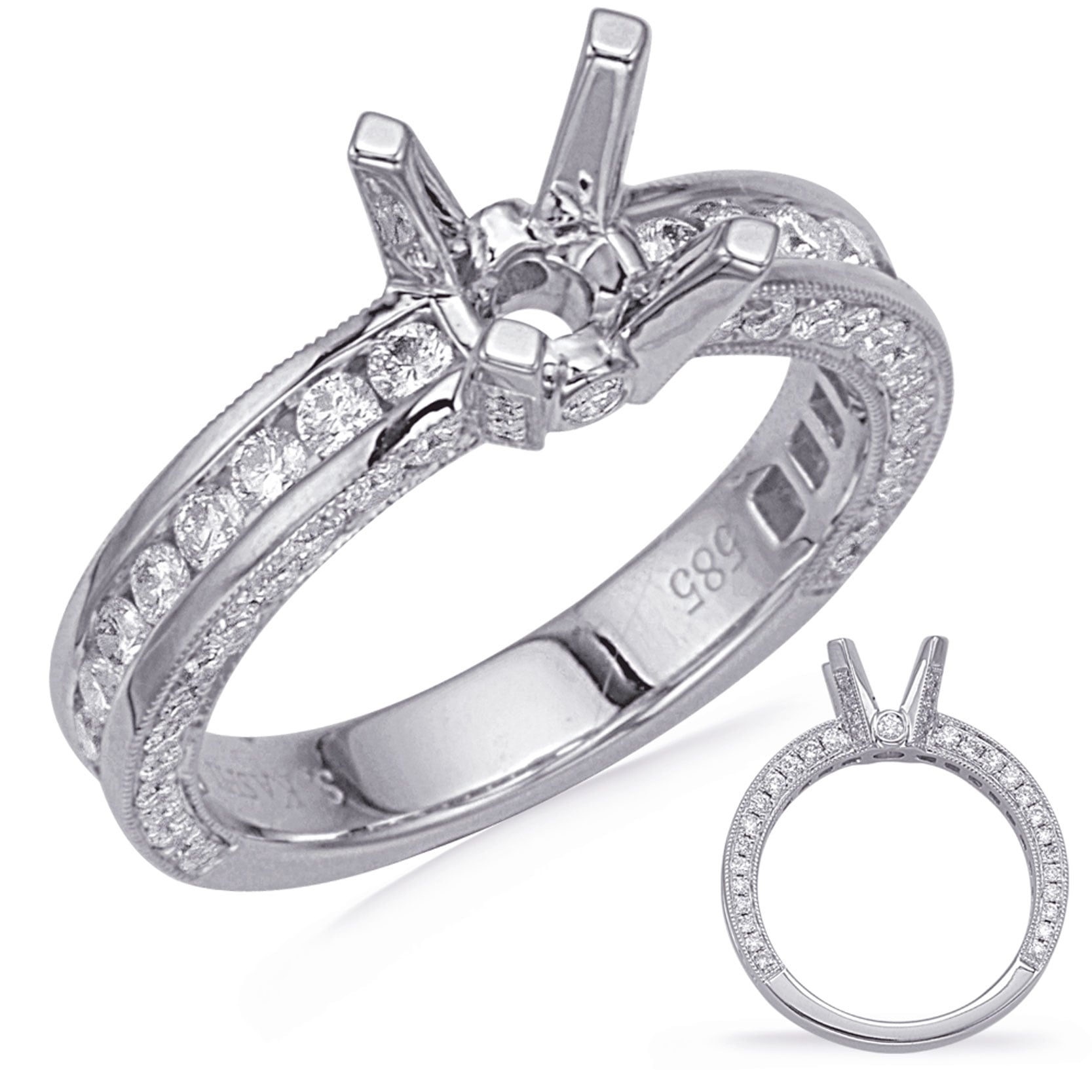 White Gold Engagement Ring