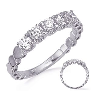 White Gold Wedding Band