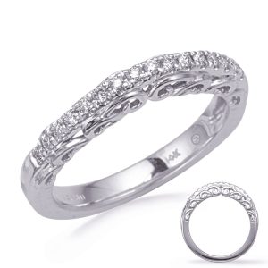 White Gold Wedding Band