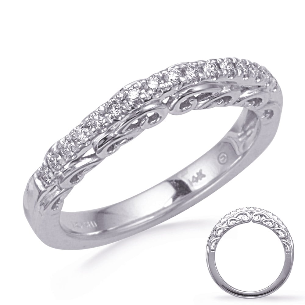 White Gold Wedding Band