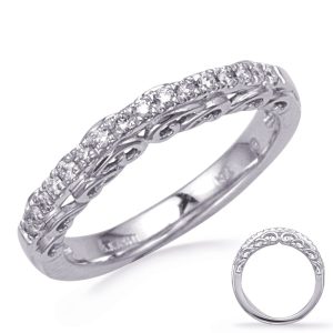 White Gold Wedding Band