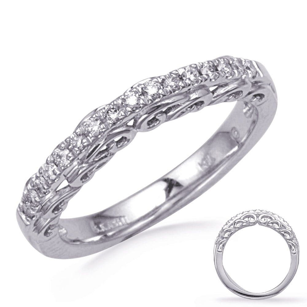 White Gold Wedding Band