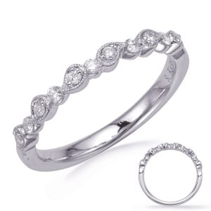 White Gold Matching Band