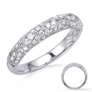 White Gold Matching Band