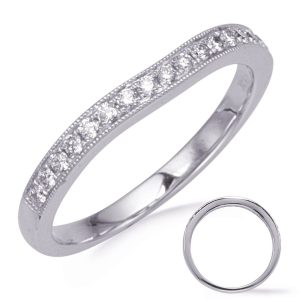 White Gold Wedding Band