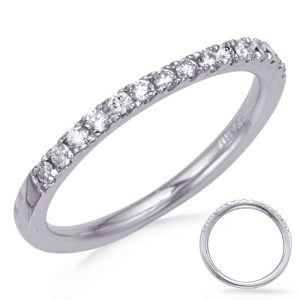 White Gold Diamond Wedding Band