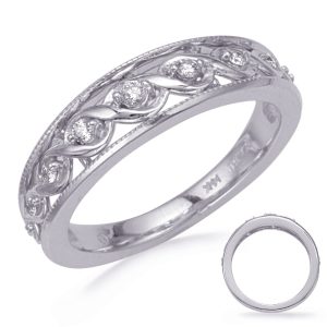 White Gold Diamond Wedding Band